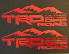 Cherry Red Toyota Trd Truck Off Road 4X4 Toyota Racing Tacoma Decal Sticker