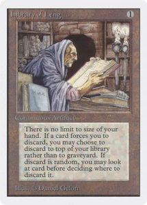 Library of Leng X (1) Unlimited Edition EX/NM MTG 4RCards - Picture 1 of 1