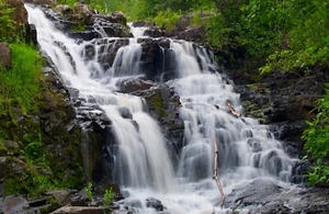 Fototapete VLIES-WASSERFALL-(5814S)-Kaskade Tapete Cascade Strom XXL - Bild 1 von 1