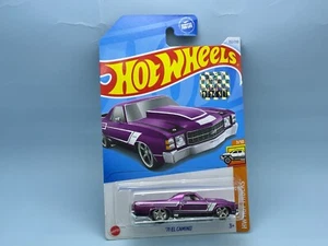 Pliegue -2024 Hot Wheels Super Treasure Hunt STH sellado de fábrica # '71 EL CAMINO - Imagen 1 de 5