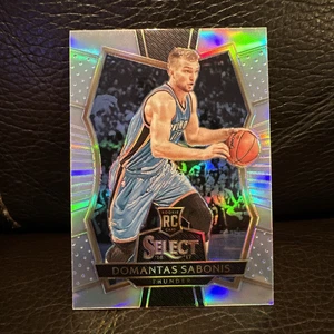 2016-17 Select Domantas Sabonis Silver Prizm Premier Level RC Kings Rookie Card - Picture 1 of 2