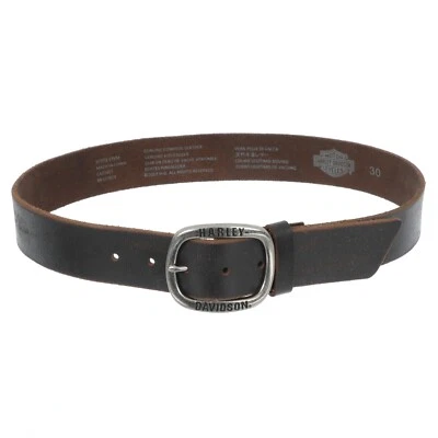 GENUINE HARLEY DAVIDSON LEATHER BELT DISTRESSED B/L OEM NEW 97773-17VM/3000 - Изображение 1 из 4