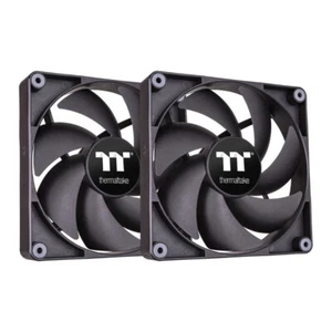 Thermaltake CT120 PWM PC Cooling Case Fans 2 Pack Black CL-F147-PL12BL-A - Picture 1 of 12