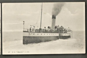 WEY38 1912 Léon & Lévy Postcard, SS Majestic Cosens of Weymouth Boscombe LL #27 - Picture 1 of 1