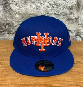 New Era New York Mets 59fifty Superposición Real Oficial Nuevo - Imagen 1 de 5