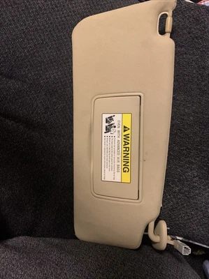 2007 2008 2009 2010 2011 2012 2013 Acura MDX Passenger Sun Visor Sunvisor Beige - Image 1 of 4