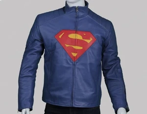 Superman V2 Movie 2025 Man Of Steel Leather Jacket - Picture 1 of 4