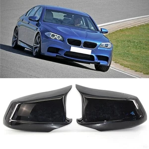 Glossy Black Mirror Casing Cover For BMW 5 Series F10 F11 2011-2013 Pre-LCI - Picture 1 of 11