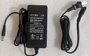 Icybreeze Ultimate A/C Cooler 110v / 220v Wall Plug Cord power Adapter - New - Picture 1 of 5