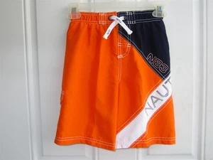 Nautica Boys Swim Trunks Size 7 Draw String Kids Bathing Suit - Picture 1 of 3