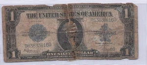 1923 United States One $1 Dollar Horse Blanket Large Silver Certificate - Picture 1 of 2