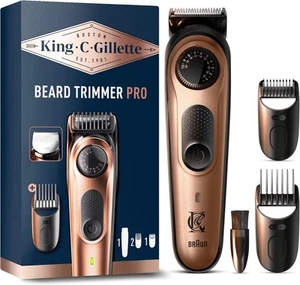 Recortadora de barba eléctrica King C. Gillette Pro para hombre - NUEVA/EMBALAJE ORIGINAL ✅ - Imagen 1 de 7