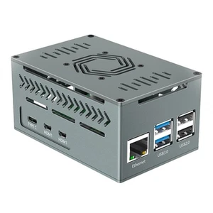 Aluminum Case for 5, with 4010 PWM Fan and Copper Heatsinks , Support8800 - Bild 1 von 9