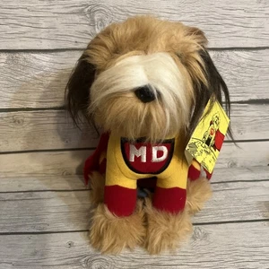 Carnation Mighty Dog Terrier Cape Plüsch 1984 Werbung Stofftier 10 Zoll Neu mit Etikett - Bild 1 von 9