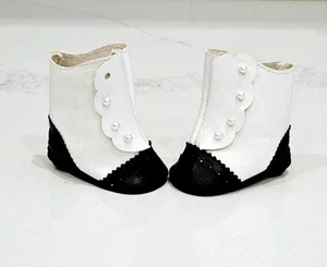 Rare First Edition American Girl Samantha's High Button Sailor Shoes w Wood Heel - Picture 1 of 4