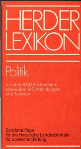 Herder-Lexikon; Teil: Politik : mit 1800 Stichwörtern. [bearb. im Auftr. d. Lexi - Picture 1 of 1