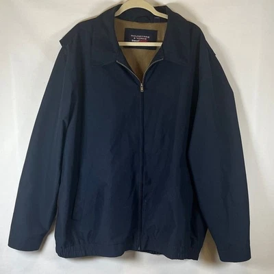 Chaqueta de viaje inteligente clásica con cremallera completa Roundtree & Yorke para hombre ropa exterior versátil Foto 1 de 4