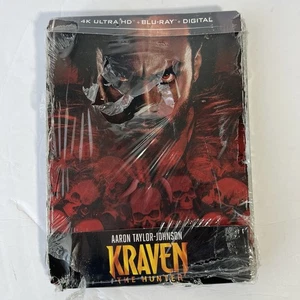 Kraven the Hunter (Steelbook) New 4K UHD Blu-ray Limited Edition - New w/ Defect - Imagen 1 de 4