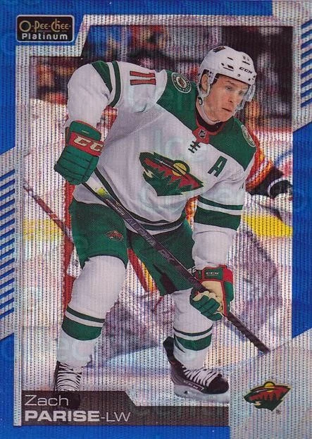 2020-21 O-Pee-Chee Platinum Blue Surge #66 Zach Parise - Image 1 of 1