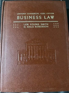 BUSINESS LAW Uniform Commercial Code 2 Edition 1966 Len Young Smith Roberson - Picture 1 of 1