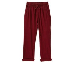 Wonder Nation Boys Pull On Pants size XL Maroon Elastic Waist with Draw Cord New - Picture 1 of 4