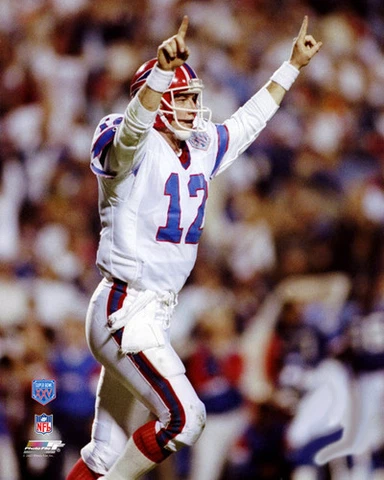 JIM KELLY GREATNESS Buffalo Bills Super Bowl XXV Premium NFL 20x24 POSTER Print Cover
