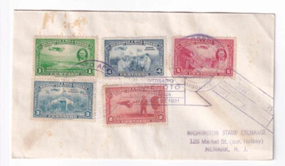 (nicaragua)1939 Sc C236/40 set on FDC to USA       v483 - Image 1 of 3