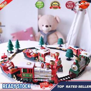 Mini Train Toy Set Christmas Train Set with Sounds and Lights Home Decoration