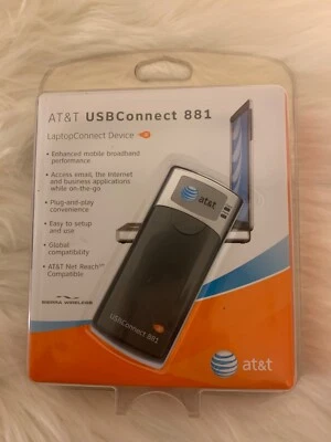 Nuevo en Paquete Sierra Wireless AT&T USBConnect 881 3G USB Móvil Banda Ancha Rendimiento Foto 1 de 4