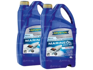 8 Liter (2x4L) RAVENOL MARINEOIL Petrol 25W-40 - Bild 1 von 1