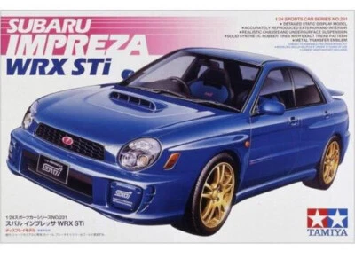 TAMIYA SPORT CAR SERIES NO.231   KIT 1:24 AUTO  SUBARU IMPREZA WRX STi ART 24231 - Immagine 1 di 2