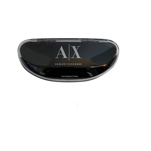 Armani Exchange Sunglasses Case Hard Shell Clear w/ Certificate of Authenticity - Picture 1 of 2