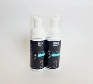 2x Miche Set Gel-To-Foam Styling Hair Mousse 2 fl. oz/ 60 mL  Travel size - Picture 1 of 5