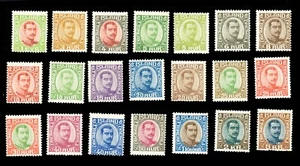 [ICELAND] 1920: 1e-2k SC 108-128 / Full Set (21) (MNH)* - Picture 1 of 2