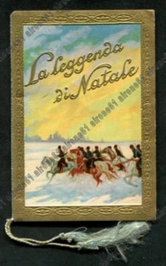CALENDARIETTO 1935 La Leggenda di Natale Illustratore ALPENORE GOBBI - PERFETTO - Picture 1 of 10