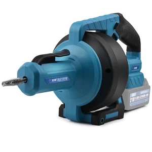 610RPM Elektrisch Abflussreiniger Rohrreiniger Rohrreinigungsgerät 7.6M Spirale - Bild 1 von 8