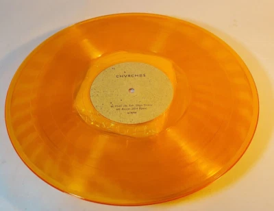 Chvrches Under The Tide EP Yellow Vinyl 2014 RSD Remix Glassnote  w/Hype Sticker - Image 1 of 4