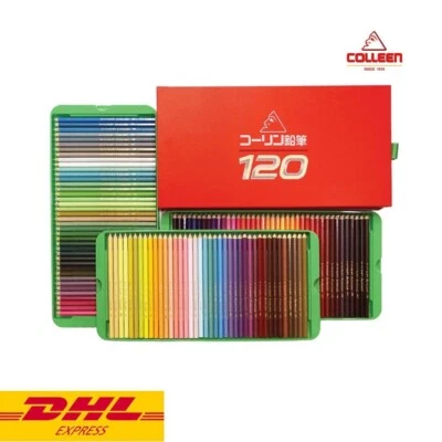 Colleen 120 Color Pencils Box Set Drawing Coloring Art Painting Long Sticks - Image 1 of 4
