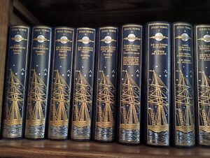 Oeuvres Complètes Jules Verne en 32 Volumes [Jean de Bonnot, 1976] Cuir Français