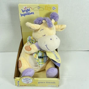 2004 Kids II BRIGHT INSPIRATIONS GRACE FRIENDS Geraldine Giraffe PLUSH NEW NWT - Picture 1 of 5