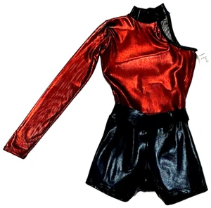 Ropa de movimiento Holograma asimétrico Biketard Body Competición Nuevo Mujeres P XS - Imagen 1 de 12