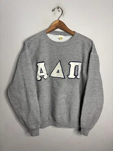 Vintage 90s Russell Athletic Alpha Delta Pi Sorority Sweatshirt Crew Size M 5118 - Picture 1 of 5