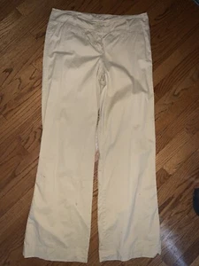 NWOT Khaki Really Nice MANHATTAN CHINO New York & Co Sz 12 TALL Pants ❤️tw11j11 - Picture 1 of 5