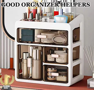 Makeup Organiser Cosmetic Dressing Table Large Make-Up Holder Tidy Storage Box - Picture 1 of 12
