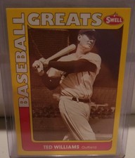 1991 Swell Baseball Greats - #100 Ted Williams Boston Red Sox
