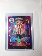 2021-22 Panini Prizm E.P.L Jan Bednarek Purple Prizm 64/99 #107 Southampton