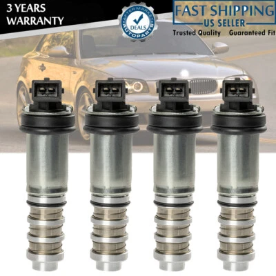 Solenoide de distribución de válvula variable 4 piezas para BMW 335i 550i M3 X3 X5 X6 11368605123 Foto 1 de 4