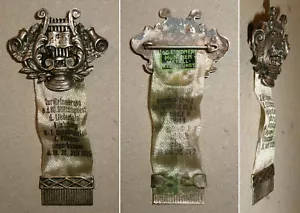 Insignia de lazo 80 J. Liedertafel Vilsbiburg 1925 / Música y canto - Imagen 1 de 1