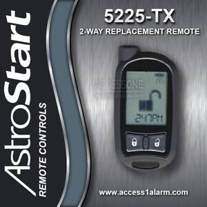 AstroStart 5225-TX HST-5225 2-Way LCD Remote Control EZSDEI7752 For RSS-5225