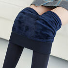 Ladies New Winter Thick Fleece Lined Stretchy Thermal Leggings Jeggings Pants